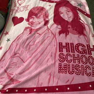 Fleece High School Musical throw blanket